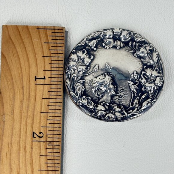 Foster & Bailey Sterling Silver1.75" Personalized Pin Brooch 21 Grams - Picture 7 of 9